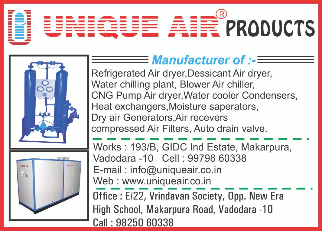 Image for UNIQUE AIR PRODUCTS